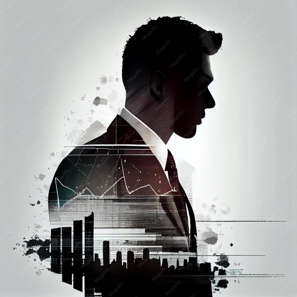 business background businessman double exposure effect city buildings illustration 691560 8133