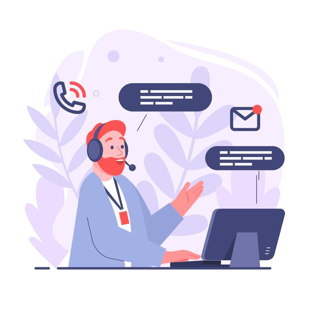 customer support illustration 23 2148885964